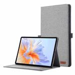 For Honor Pad V9 11.5 Fabric Texture Horizontal Flip Leather Tablet Case(Gray)