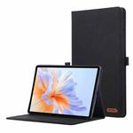 For Honor Pad V9 11.5 Fabric Texture Horizontal Flip Leather Tablet Case(Black)