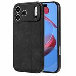 For iPhone 17 Pro Max AZNS 3D Embossed Skin Feel Phone Case(Black)