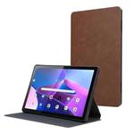 For Lenovo Tab M10 3rd Gen PU Flip Tablet Protective Leather Tablet Case(Brown)