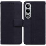 For OnePlus Nord CE4 5G Geometric Embossed Leather Phone Case(Black)