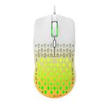 HXSJ S500 3600DPI Colorful Luminous Wired Mouse, Cable Length: 1.5m(Yellow)