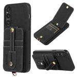 For Sony Xperia 1 V ABEEL Litchi Texture Card Bag PU Phone Case(Black)