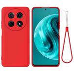 For Huawei nova 12i Solid Color Liquid Silicone Dropproof Full Coverage Protective Case(Red)