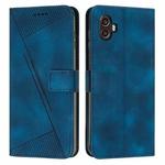 For Samsung Galaxy Xcover 6 Pro / Xcover Pro 2 Dream Triangle Leather Phone Case with Long Lanyard(Blue)