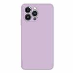 For iPhone 15 Pro Max Imitation Liquid Silicone Phone Case(Purple)