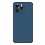 For iPhone 15 Pro Max Imitation Liquid Silicone Phone Case(Blue)