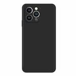 For iPhone 15 Pro Max Imitation Liquid Silicone Phone Case(Black)