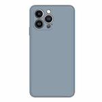 For iPhone 15 Pro Imitation Liquid Silicone Phone Case(Grey)