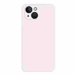 For iPhone 15 Plus Imitation Liquid Silicone Phone Case(White)