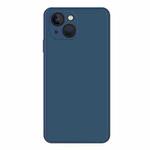 For iPhone 15 Plus Imitation Liquid Silicone Phone Case(Blue)