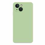 For iPhone 15 Imitation Liquid Silicone Phone Case(Matcha Green)