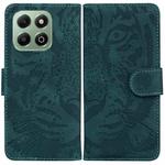 For Honor X6b Tiger Embossing Pattern Flip Leather Phone Case(Green)