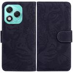 For Honor 400 Lite Tiger Embossing Pattern Flip Leather Phone Case(Black)