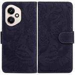 For Honor 400 Global 156.5mm Tiger Embossing Pattern Flip Leather Phone Case(Black)