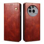 For Nothing Phone 3a Pro Oil Wax Crazy Horse Texture Leather Phone Case(Brown)
