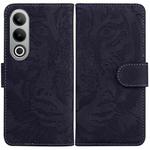 For OnePlus Nord CE4 5G Tiger Embossing Pattern Flip Leather Phone Case(Black)