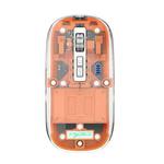HXSJ T900 Transparent Magnet Three-mode Wireless Gaming Mouse(Orange)