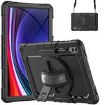 For Samsung Galaxy Tab S9 Ultra / S10 Ultra Silicone + PC Tablet Case(Black)