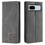 For Google Pixel 7a TTUDRCH RFID Retro Texture Leather Phone Case(Grey)