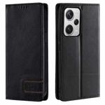 For Xiaomi Redmi Note 12 Pro+ 5G Global TTUDRCH RFID Retro Texture Leather Phone Case(Black)