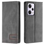 For Xiaomi Redmi Note 12 Pro 5G Global TTUDRCH RFID Retro Texture Leather Phone Case(Grey)