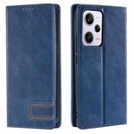 For Xiaomi Redmi Note 12 Pro 5G Global TTUDRCH RFID Retro Texture Leather Phone Case(Blue)