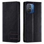 For Xiaomi Redmi 12C TTUDRCH RFID Retro Texture Leather Phone Case(Black)