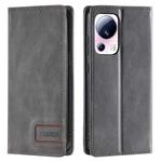 Xiaomi 13 Lite TTUDRCH RFID Retro Texture Leather Phone Case(Grey)