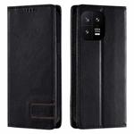 For Xiaomi 13 TTUDRCH RFID Retro Texture Leather Phone Case(Black)
