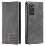 For Xiaomi Redmi Note 11 Pro 4G/5G Global TTUDRCH RFID Retro Texture Leather Phone Case(Grey)