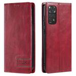 For Xiaomi Redmi Note 11 Pro 4G/5G Global TTUDRCH RFID Retro Texture Leather Phone Case(Red)
