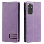 For Xiaomi Redmi Note 11 Pro 4G/5G Global TTUDRCH RFID Retro Texture Leather Phone Case(Purple)