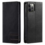 For iPhone 12 Pro Max TTUDRCH RFID Retro Texture Magnetic Leather Phone Case(Black)