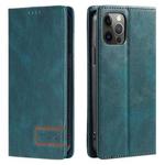 For iPhone 11 Pro TTUDRCH RFID Retro Texture Magnetic Leather Phone Case(Greem)
