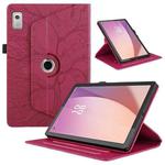 For Lenovo Tab M9 Tree Life Embossed Rotation Leather Tablet Case(Red)