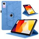 For Xiaomi Redmi Pad SE Tree Life Embossed Rotation Leather Smart Tablet Case(Blue)