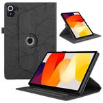 For Xiaomi Redmi K Pad Tree Life Embossed Rotation Leather Tablet Case(Black)