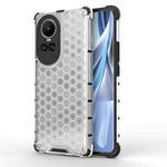 For OPPO Reno10 Global / 10 Pro Global  Honeycomb Shockproof Phone Case(White)