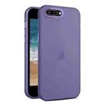 For iPhone 8 Plus / 7 Plus Frosted Translucent Mist Phone Case(Dark Purple)