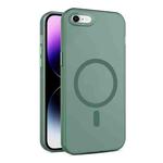 For iPhone SE 2022 / 2020 / 8 / 7 MagSafe Frosted Translucent Mist Phone Case(Green)