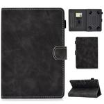 For 10 inch Tablet PC Universal Cowhide Texture Horizontal Flip Leather Case with Holder & Card Slots & Pen Slot(Grey)