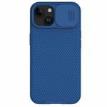 For iPhone 15 NILLKIN CamShield Pro PC Phone Case(Blue)