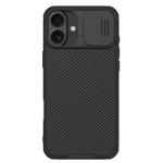 For iPhone 16 Plus NILLKIN CamShield Pro PC Phone Case(Black)