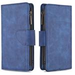For Xiaomi Redmi 7A Skin Feel Detachable Magnetic Zipper Horizontal Flip PU Leather Case with Multi-Card Slots & Holder & Wallet & Photo Frame & Lanyard(Blue)