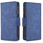 For Xiaomi Redmi K20 Skin Feel Detachable Magnetic Zipper Horizontal Flip PU Leather Case with Multi-Card Slots & Holder & Wallet & Photo Frame & Lanyard(Blue)