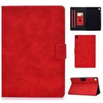 For Samsung Galaxy Tab S6 Lite P610/P615 Cowhide Texture Horizontal Flip Leather Case with Holder & Card Slots & Sleep / Wake-up Function(Red)
