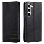 For Samsung Galaxy S23+ 5G TTUDRCH RFID Retro Texture Magnetic Leather Phone Case(Black)