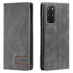 For Samsung Galaxy S20+ TTUDRCH RFID Retro Texture Magnetic Leather Phone Case(Grey)