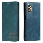 For Samsung Galaxy A32 5G / M32 5G TTUDRCH RFID Retro Texture Magnetic Leather Phone Case(Greem)